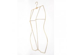 Вішалка контурна для купальників, білизни (позолочена)